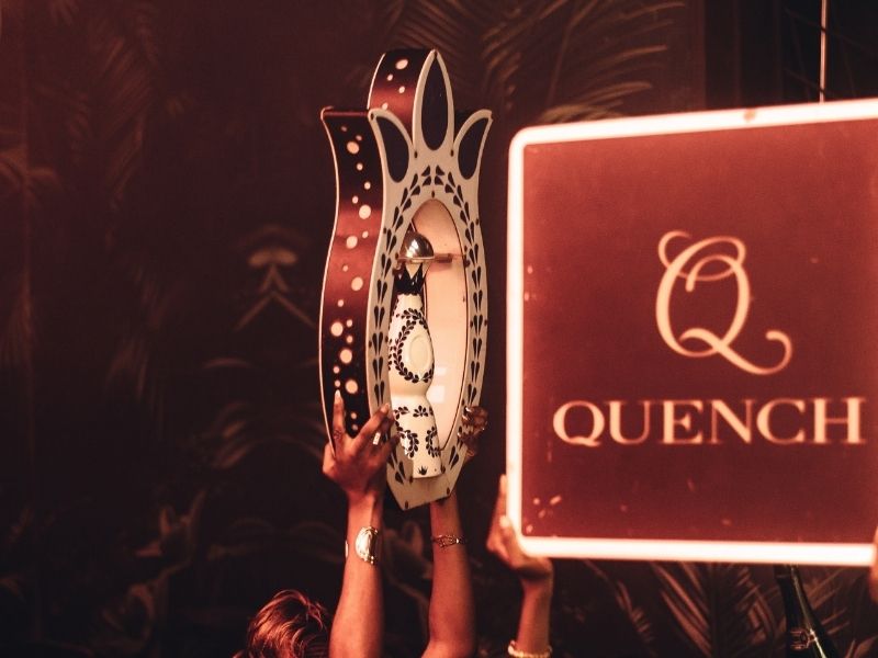 Quench Nightlife stage and lighting setup
