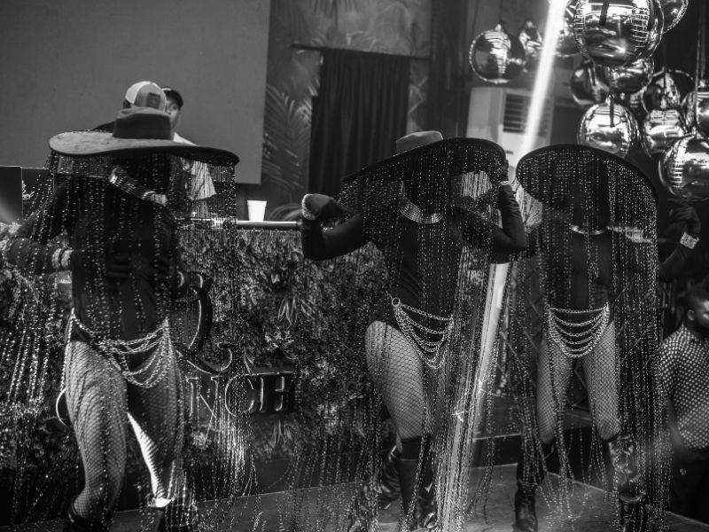 Quench Entertainment dancers performing at a live event